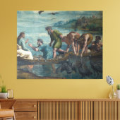 Der wunderbare Fang von Fischkanvas Print Leinwanddruck (Insitu (Wohnzimmer))