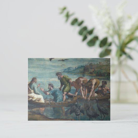 Der wunderbare Fischfang Postkarte (Stehend Vorderseite)