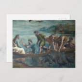 Der wunderbare Fischfang Postkarte (Vorne/Hinten)