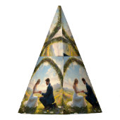 Der wunderbare Hochzeitsvorschlag, das Papier Part Partyhütchen (Rückseite)