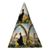 Der wunderbare Hochzeitsvorschlag, das Papier Part Partyhütchen (Rechts)