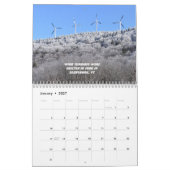 Der wunderbare World of Wind Turbines Wall Calenda Kalender (Jan 2027)