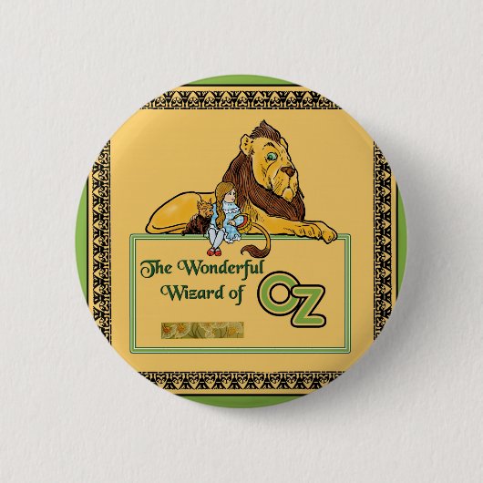 Der wunderbare Zauberer von Oz Button (Vorderseite)