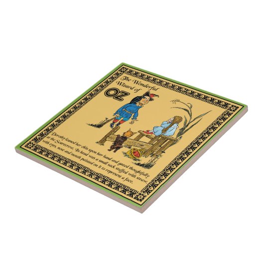 Der wunderbare Zauberer von Oz Fliese (Seite)