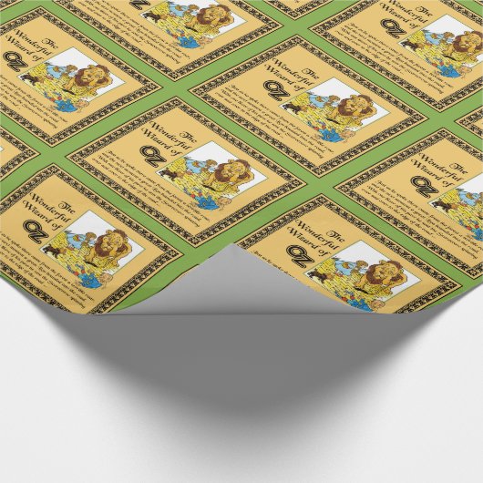 Der wunderbare Zauberer von Oz Geschenkpapier (Ecke)