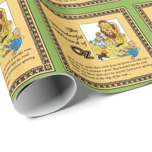 Der wunderbare Zauberer von Oz Geschenkpapier (Rolleneckpunkt)