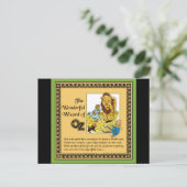 Der wunderbare Zauberer von Oz Postkarte (Stehend Vorderseite)