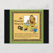 Der wunderbare Zauberer von Oz Postkarte (Vorderseite)
