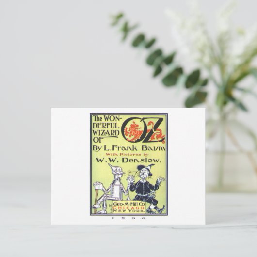 der wunderbare Zauberer von Oz Postkarte (Stehend Vorderseite)