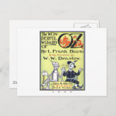 der wunderbare Zauberer von Oz Postkarte (Vorne/Hinten)