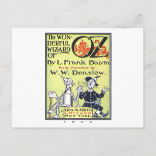 der wunderbare Zauberer von Oz Postkarte