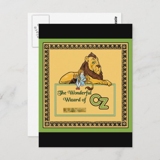 Der wunderbare Zauberer von Oz Postkarte (Vorne/Hinten)