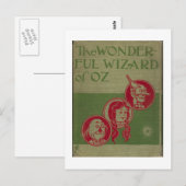 Der wunderbare Zauberer von Oz Postkarte (Vorne/Hinten)