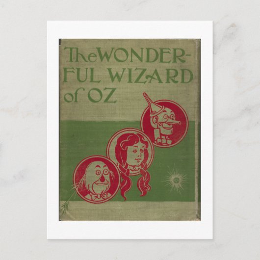 Der wunderbare Zauberer von Oz Postkarte (Vorderseite)