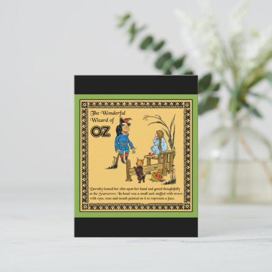 Der wunderbare Zauberer von Oz Postkarte (Stehend Vorderseite)