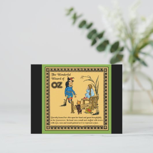 Der wunderbare Zauberer von Oz Postkarte (Stehend Vorderseite)