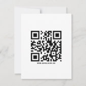 Der Wunderhund Linolschnitt RSVP Karte (Rückseite)