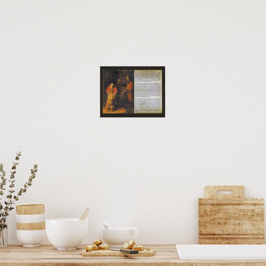 Der Wunderjunge. Poster (Küche)