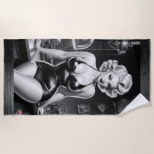 Der wunderschöne Blick auf die Wissenschaft von Xz Strandtuch (Vorderseite)