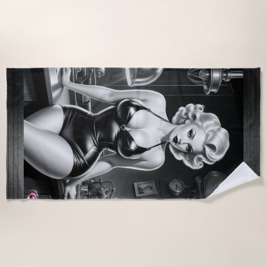 Der wunderschöne Blick auf die Wissenschaft von Xz Strandtuch (Vorderseite)