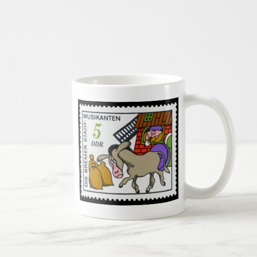 Der wunderschöne Bremer Musiker 5 DDR 1971 Kaffeetasse (Rechts)