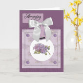 Der wunderschöne Muttertag von Lilac Karte (Gelbe Blume)