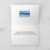 Der Wunsch nach Wiedersehen Karte (Innenseite)