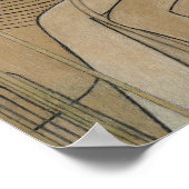 Der Wunsch und die Zufriedenheit, 1893 Poster (Ecke)