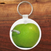 Der Wurm im Apfel Schlüsselanhänger (Vorderseite)