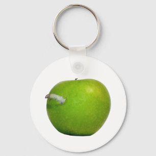 Der Wurm im Apfel Schlüsselanhänger
