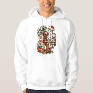 Der Wurst hat Weihnachtsmanns Kekse gestohlen Dach Hoodie