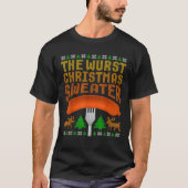 Der Wurst Weihnachtssüßer Ugly Weihnachtssüßer T-Shirt (Vorderseite)