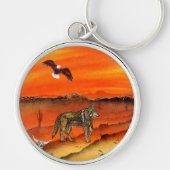 Der WüstenWolf Schlüsselanhänger (Vorne)