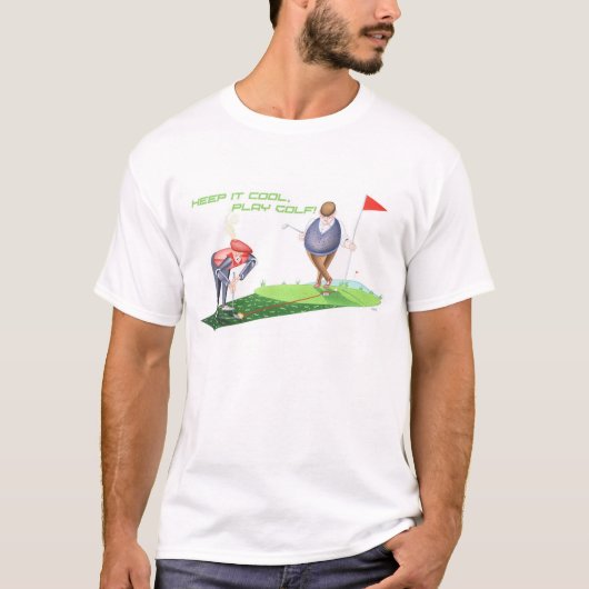 Der wütende Golfspieler T-Shirt (Vorderseite)