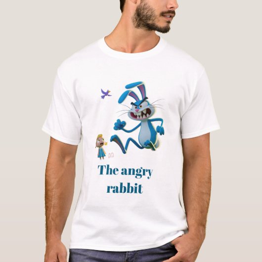 Der wütende Hase T-Shirt (Vorderseite)