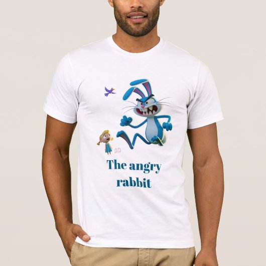 Der wütende Hase  T-Shirt (Vorderseite)