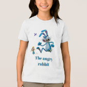 Der wütende Hase Tri-Blend Shirt (Vorderseite)