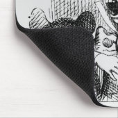 Der wütende Hutmacher Mousepad (Ecke)