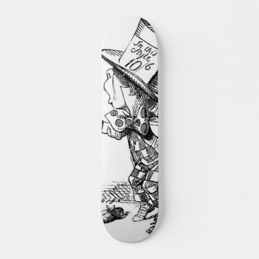 Der wütende Hutmacher Skateboard (Vorne)