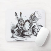 Der wütende Hutmacher und die März-Hasen Mousepad (Mit Mouse)