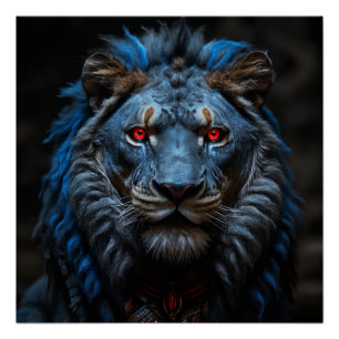 der wütende Löwe Poster