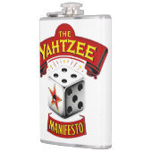 Der Yahtzee Manifesto Flask Flachmann (Links)
