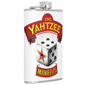 Der Yahtzee Manifesto Flask Flachmann (Rechts)