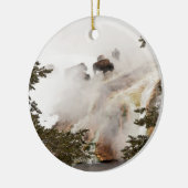 Der Yellowstone Nationalpark ist Phantastisch! Keramik Ornament (Links)