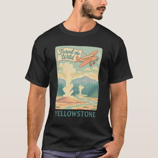 Der Yellowstone-Nationalpark: Reisen durch die Wil T-Shirt (Vorderseite)