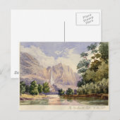 Der Yo-Semite Fall. 804 m. Postkarte (Vorne/Hinten)