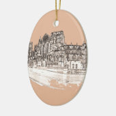 Der York Minster Keramikornament (Links)