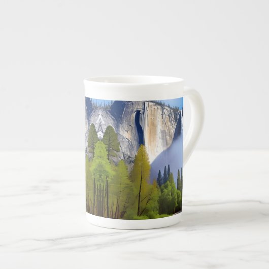 Der Yosemite Nationalpark ist ein bekannter Nation Porzellantasse (Vorderseite Rechts)