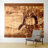 Der zähe Küken Wandteppich (Beispiel (Horizontal))