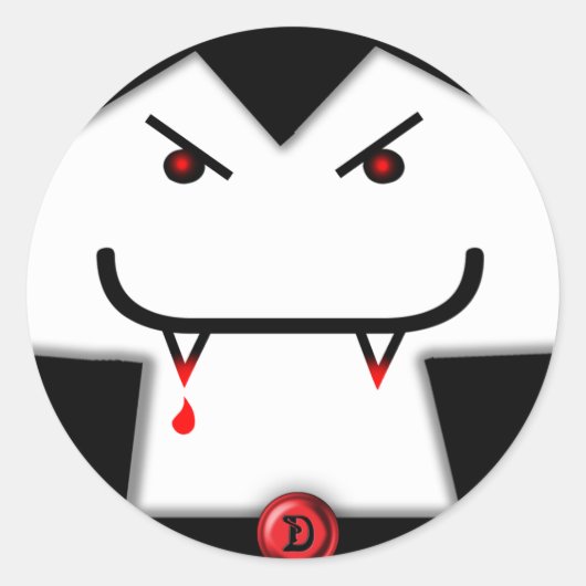 Der Zählaufkleber Runder Aufkleber (Vorderseite)